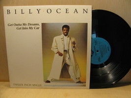 Billy Ocean~Outta My Dreams, Get Into My Car 12&quot; Single 1988 - £12.78 GBP
