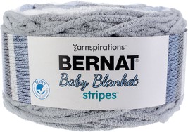 Spinrite Bernat Baby Blanket Stripes Yarn Above The Clouds 1 Pack of 6 Skein - $170.14 CAD