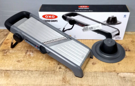 OXO 11194500 Good Grips Stainless Steel Chef&#39;s Mandoline Slicer, Black - £32.06 GBP