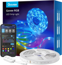 Govee Smart LED Strip Lights, 16.4ft WiFi LED Light Strip Work with Alexa and... - £27.36 GBP