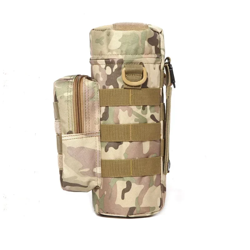 Shoulder Travel Molle Holder Kettle Bag Pouch Tactical Hiking Fishing Military - £15.30 GBP+