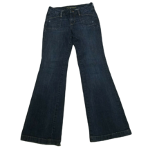 Old Navy The Sweet Heart Distressed Denim Blue Jeans ~ Sz 2R ~ Wide Leg  - $17.09