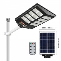 800W Solar Street Light, 1400LM, LED Solar Flood Lights Outdoor with RF Remo... - £74.16 GBP