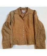 Live A Little Leather Women’s Jacket Floral Print Design Size XL - $24.23 CAD