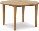Signature Design by Ashley Janiyah Casual Outdoor Round Dining Table wit... - $389.99