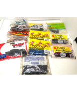 Fishing Lures Soft Plastic Big Lot Of Mixed New Creature, Worms, Shad (1... - $266.09 MXN