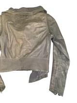 Yigal Azrouel New York Leather Jacket Women’s Size 4 Made in USA Motorcycle image 7