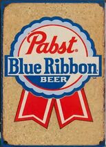 Pabst Blue Ribbon Beer Retro Vintage Sign 8x12 inches  Mancave Garage k - $452.20 MXN