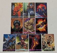 Marvel Masterpieces Lot Of 10 Trading Cards 1993 - Thing, Spider-Woman, Venom ++ - £9.00 GBP