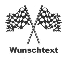 Chequered flag extra with customized text, sticker 1x, 12x10cm, racing, ... - $15.00