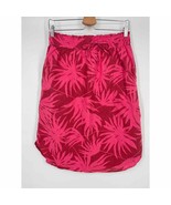 Gap Straight Skirt Sz S Pink Floral Print Linen/Cotton Blend - £16.95 GBP