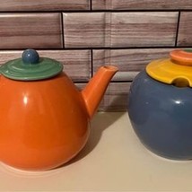 Vintage Lindt-Stymeist Tea Pot and Sugar Bowl [Item 052] - £39.19 GBP