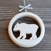 Wooden Bear Ornament - £21.59 GBP