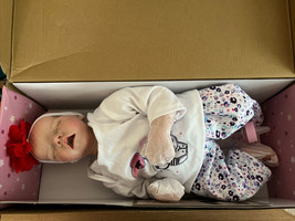 Lifelike Reborn Baby Doll  17 Inch   Soft Body Realistic Newborn Baby Doll - £47.06 GBP