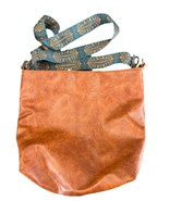 Medium Size Shoulder Bag With Colorful Strap - $200.10 MXN