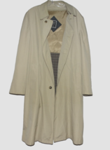 Christian Dior Monsieur Car Trench Coat Mens 42L Removable Wool Liner Be... - £48.53 GBP