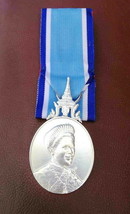 Commemorative Medal 50th Birthday Anniversary Majesty Queen Sirikit Thailand Pin - £67.02 GBP