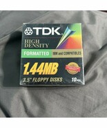 10 TDK High Density 3.5&quot; 1.44 MB Formatted Floppy Disks | IBM and Compat... - €5,93 EUR