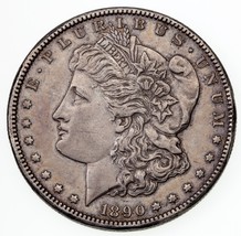 1890-CC Silber Morgan Dollar IN Extra Fein XF Zustand, Grau, Schöne Detail - £340.13 GBP