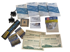 VTG HO Scale Model Train Lot – Atlas Joiners, Athearn Bettendorf Trucks,... - $49.50