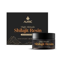 Auric Lab Certified High Altitude Shilajit Resin 30g – 75% Fulvic Acid - $503.85 MXN