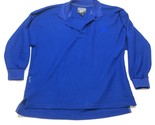 Vintage Boss by IG Design Polo Rugby Shirt Mens L Blue Chest Logo Long S... - £35.54 GBP