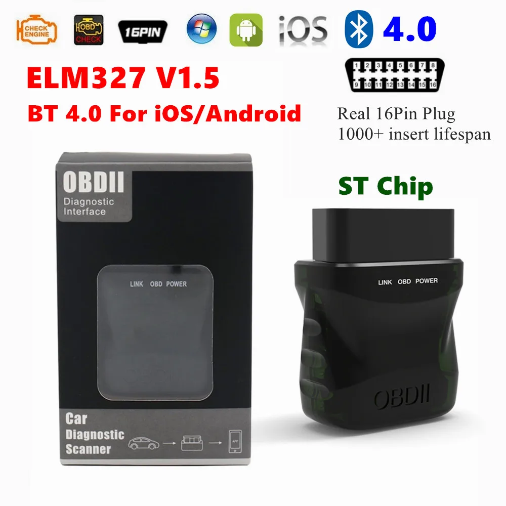 V015-1/017-1 ELM327 Hardware 1.5 Without 25K80 And Bluetooth 4.0 Support Android - £53.22 GBP