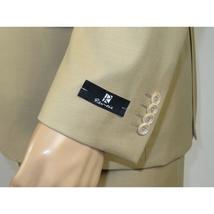Men Renoir Suit Separate Super 140 Wool Two Button Classic Fit 508-4 Beige New image 7