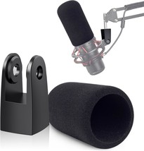 Youshares Hyperx Quadcast Mount Adapter With Microphone Covers Foam, Compatible - $35.99