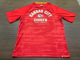 Kansas City Chiefs Men&#39;s Red NFL Football T-Shirt - Fanatics - Large - £10.49 GBP