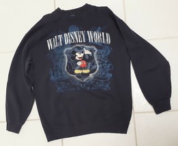 Walt Disney World Resort Mickey Mouse Sweatshirt Pullover USA Mens S/M Oversized - $49.85