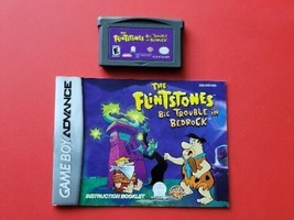 GBA Flintstones: Big Trouble in Bedrock Game Manual Game Boy Advance Authentic - £17.10 GBP