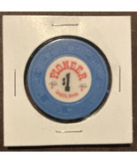$1 PIONEER  GAMING HALL &amp; CASINO - (Obsolete) Casino Chip - Laughlin, Ne... - £7.09 GBP