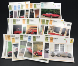 47 1990s Vintage Ferrari Italy Atlas Editions Classic Cars Info Spec Cards - £11.00 GBP