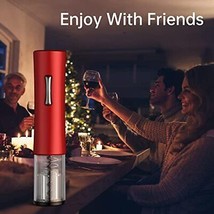 Electric Wine Opener,Battery Operated Automatic Wine Bottle Openers +Foil Cutter - £25.61 GBP