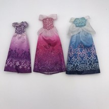 Disney Princess Shimmer Doll Replacement Dresses Only Rapunzel Cinderella Aurora - £10.38 GBP