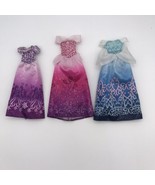 Disney Princess Shimmer Doll Replacement Dresses Only Rapunzel Cinderell... - £10.17 GBP