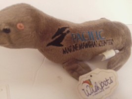 Wishpets Sealion Approx 8" Long With Pacific Marine Mammal Center Embroidered  - £15.71 GBP