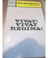 April 1972 - The Broadhurst Theatre Playbill - VIVAT! VIVAT REGINA!- Bloom - £15.93 GBP