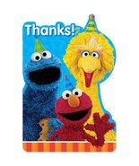 Sesame Street Elmo Thank You Cards Big Bird Cookie Monster Birthday Part... - $149.95 MXN