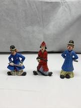 Vintage Fireman Policeman Clown Seymour Mann Porcelain Figurine Lot Of 3 KG - £31.58 GBP