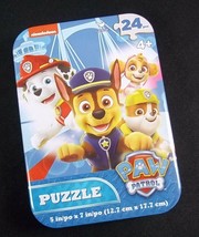 Paw Patrol mini puzzle in collector tin 24 pcs New sealed #2 - £3.14 GBP