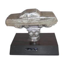5&quot; Cast Metal Auto Racing Trophy Award Figure Muscle Car Blank Plaque Label - $9.99