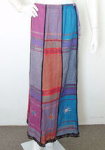 Bohemian Peasant Embroidered Boho Patchwork Full Long Maxi Skirt - XS &amp; S - $24.90
