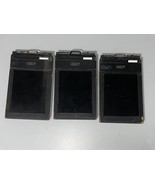 Lot of 3 Vintage Fidelity SLOTTED 3 1/4 x 4 1/4 Cut Film Holder Type 5 - £50.10 GBP