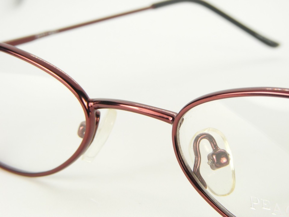 NEW PeachTree by CAPRI PT77 BURGUNDY EYEGLASSES GLASSES METAL FRAME 49-19-130mm Item image 6
