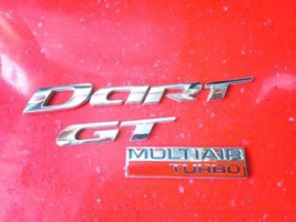 12-16 Dodge Dart Multiair Turbo Chrome Emblem Nameplate Badge Oem New Mopar - £17.68 GBP