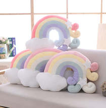 Star Moon Bed Head Cushion Rainbow Creative Pillow - £18.36 GBP+