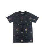 Pac-Man Men&#39;s Classic Game Action Allover Print Graphic T-Shirt Black Si... - £22.67 GBP
