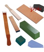 Leather Honing Strop Sharpening Wax Polishing Compound Woodworking Tools... - $94.78 MXN+